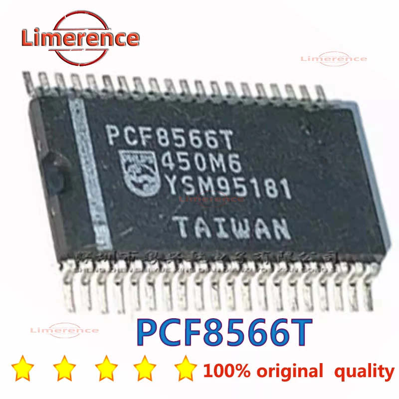 5PCS/Lot  PCF8566T PCF8566 SSOP-40 Universal LCD Driver Chip For Peugeot 307 Dashboard Display Driver