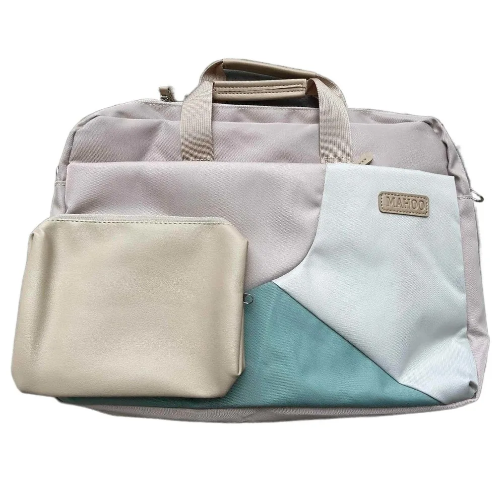 Shock-proof Laptop Sleeve Bag Thin and Stylish Oxford Cloth Laptop Briefcase 15.6 Inch Durable Computer Protective Case