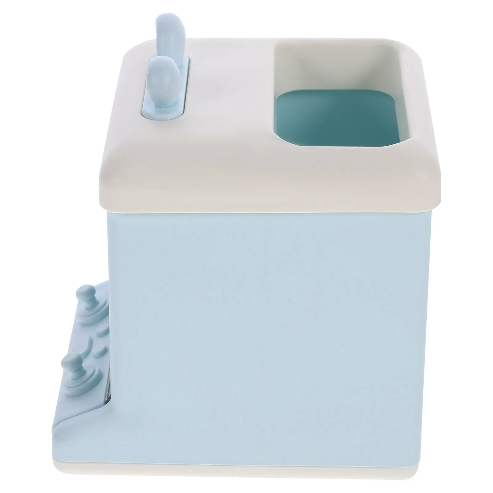 

Sturdy Pen Holder with Rounded Edges Modern Design Desk Organizer for Pens Pencils Rulers Scissors Makeup Brushes Plastic