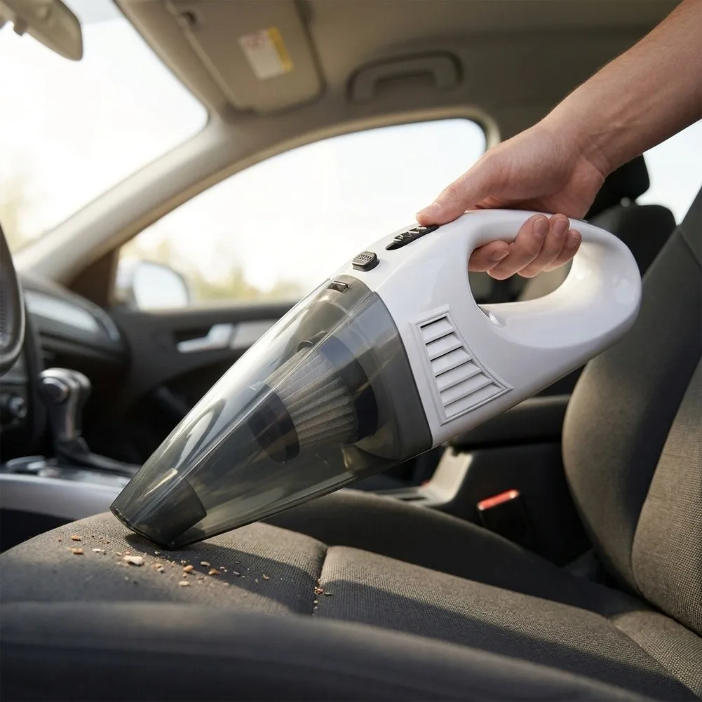 For Handheld Vacuum Cleaner for Home Car Office Use Lightweight ABS Construction Efficient Dirt and Dust Pickup