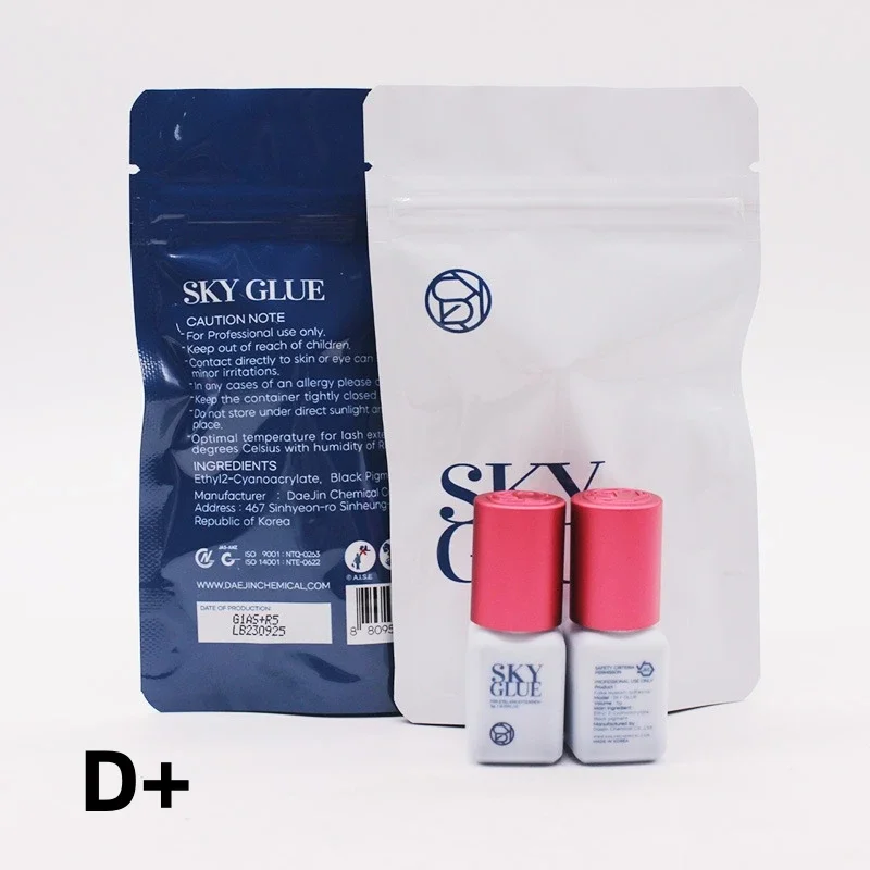 Pegamento Original Sky 1s de secado rápido, pegamento fuerte para extensiones de pestañas postizas, bajo olor, sin irritación, herramientas de maquillaje, 5g