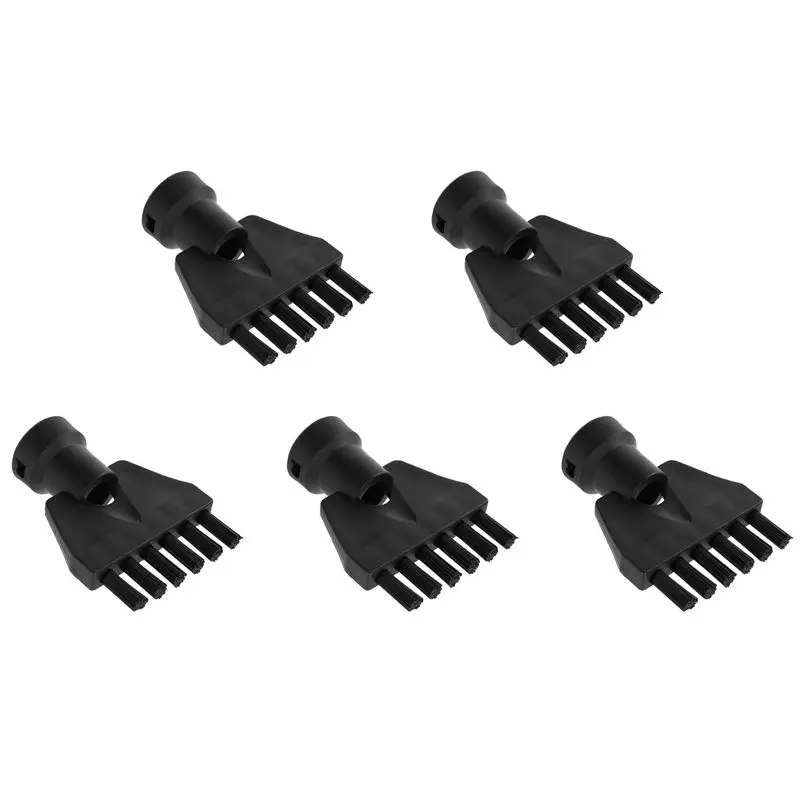 5X For Karcher SC1 SC2 SC3 SC4 Flat Brush Cleaning Brush For Steam Cleaner Attachment Adapter Home Cleaning Nozzle-A68E