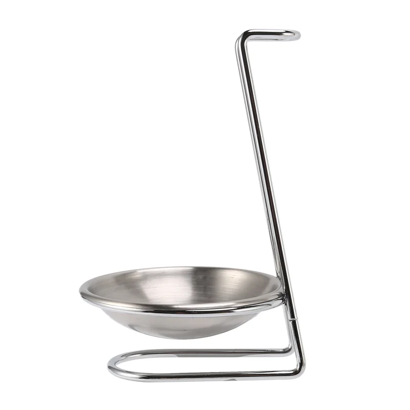 

M12K-4X Stainless Steel Spoon Rest Holder,Long Handle Vertical Saving Soup Ladles Holders Ladle Rest Soup Ladle Holder