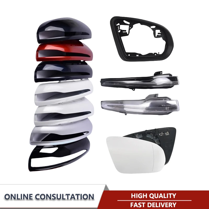 For Mercedes Benz W247 GLB180 GLB200 GLB220 19-23 Rearview Mirror Reversing Mirror Cover Rear Housing Car Decoration Upgrade