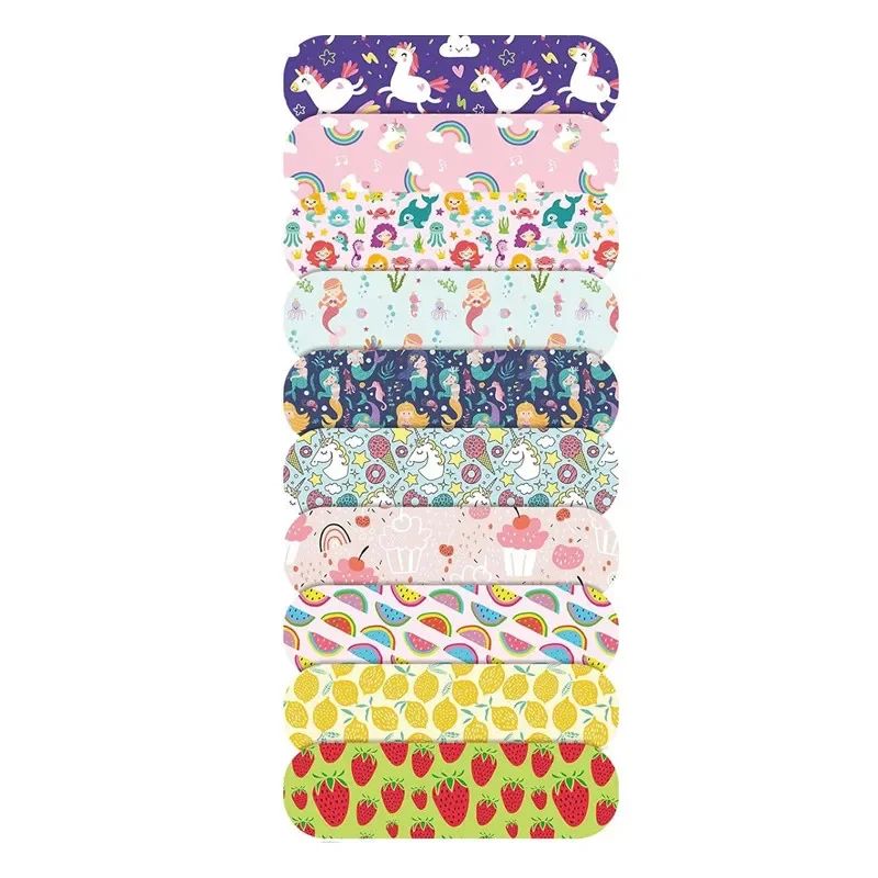 20 шт./компл., мультяшные пластыри, лошадь, русалка, пластыри для ран, пластыри для первой помощи, перевязочная лента, водонепроницаемые клейкие повязки