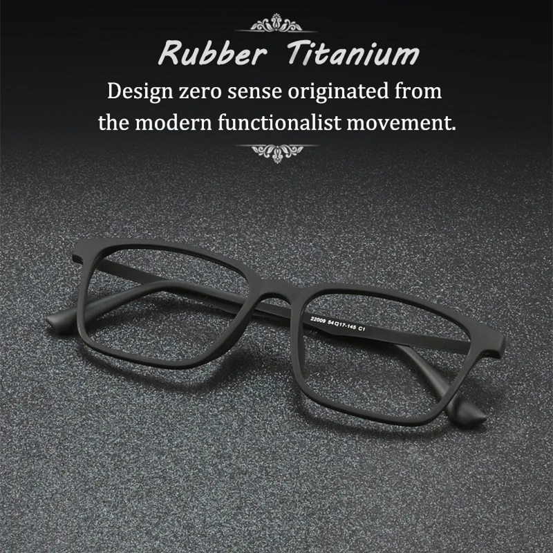 KOCOLIOR New Retro Ultralight Rubber Titanium Myopia Glasses Men Anti Blue Ray Photochromic Lenses Optical Prescription Glasses