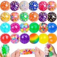 3.5cm children's grape ball vent pressure reducing pinch music crystal bead ball pressure reducing toy children's gift toy