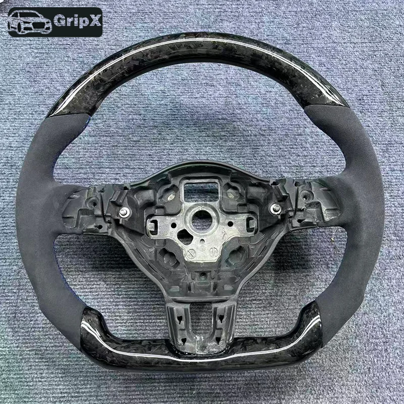 

Suitable for Volkswagen Golf 6 GTI GTD R 2009-2013 Polo GTI Passat R-Line forged carbon fiber steering wheel, Alcantara material