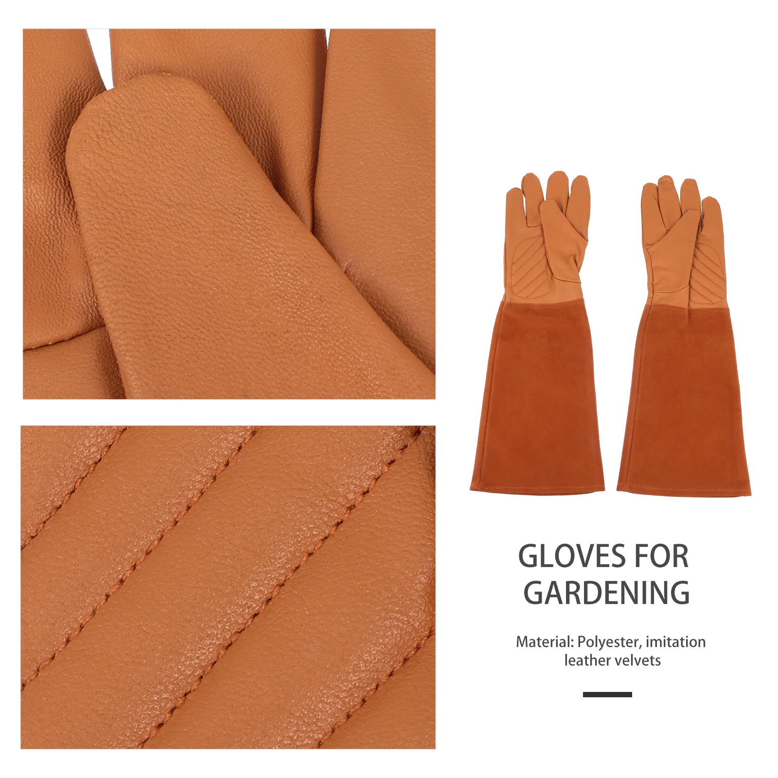 

1Pair Adjustable Wrist Protection Garden Gloves Long Sleeve Heavy Duty Work Gloves Breathable Comfortable for Outdoor