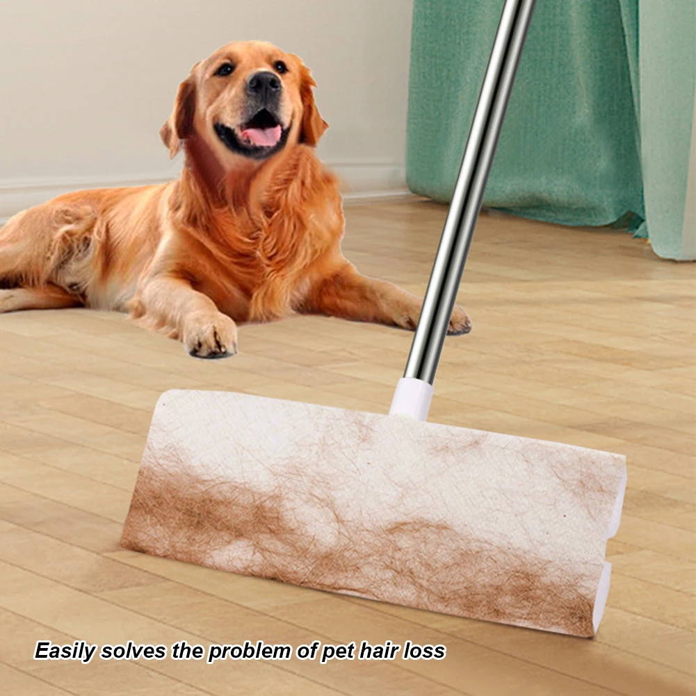 360 Degree Rotation Floor Dust Mop with Disposable Mop Pad Cleaning Mop Sweeper Static for Hardwood Laminate Tile Floor Cleaning