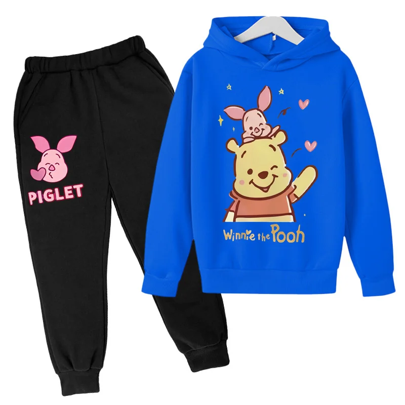 Kids Spring and Autumn Hoodies 3-12 Year Old Boys and Girls Set Casual Sports Top+Pants Cute Anime Horror Adventure Game