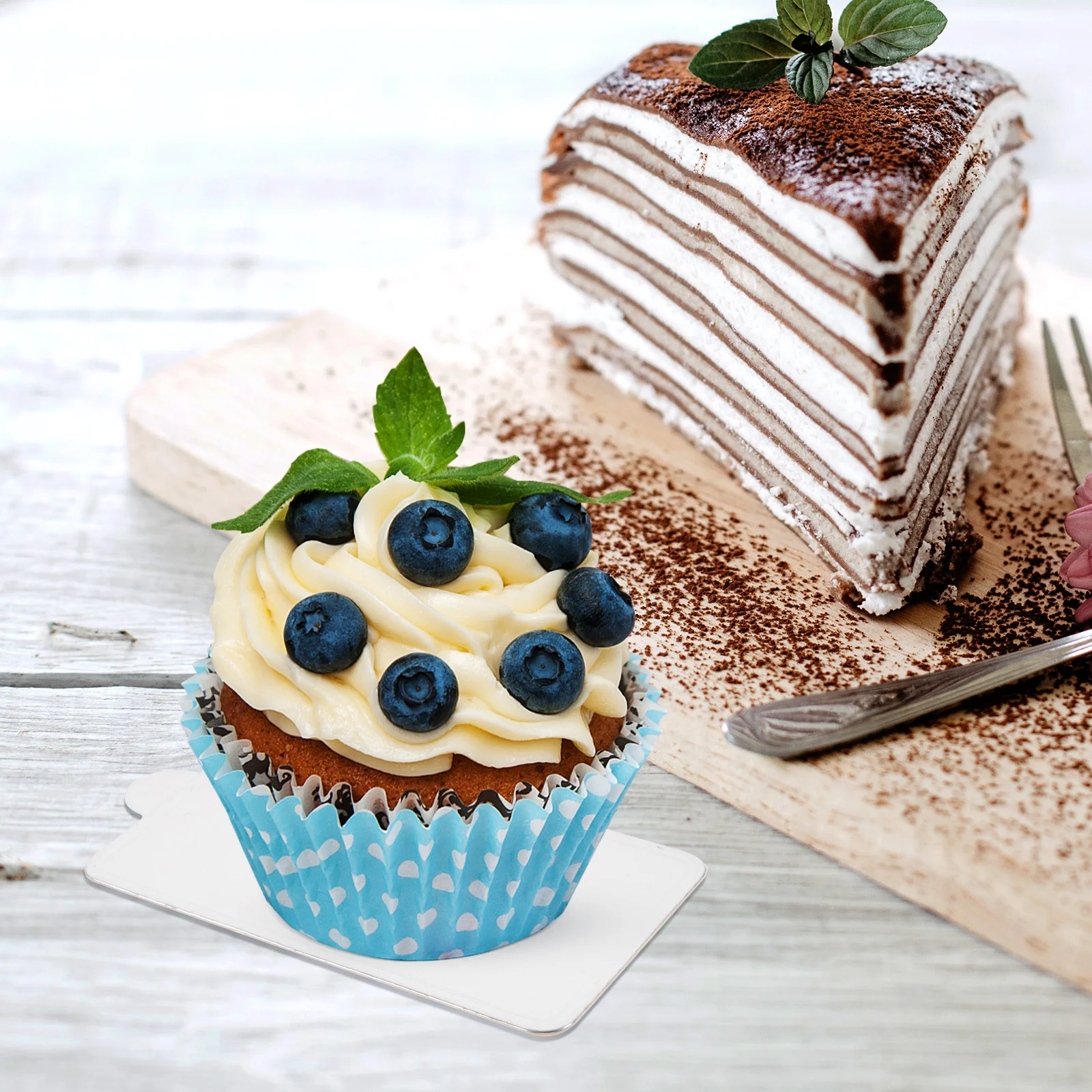 100 pezzi tavole per torte mousse di carta mini basi espositive compleanno festa di nozze basi per dessert porta torta usa e getta fornitura di cottura