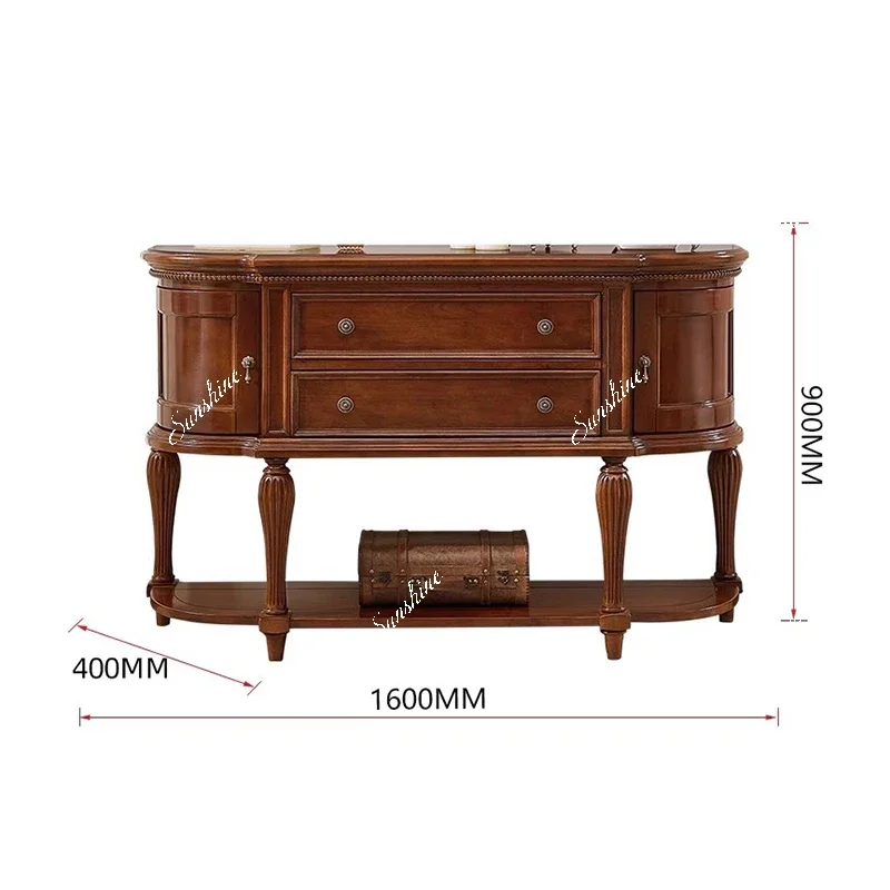 

Vintage Classic Console Table Luxury Beauty Entrance Hall Design Console Table Storage Trendy Woonkamer Tafel
