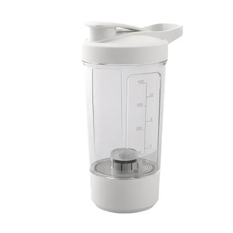 Immagine 6: Bottiglia elettrica portatile per shaker per proteine Frullatore ricaricabile USB Tazze miscelatrici multiuso da 450 ml per allenamento fitness