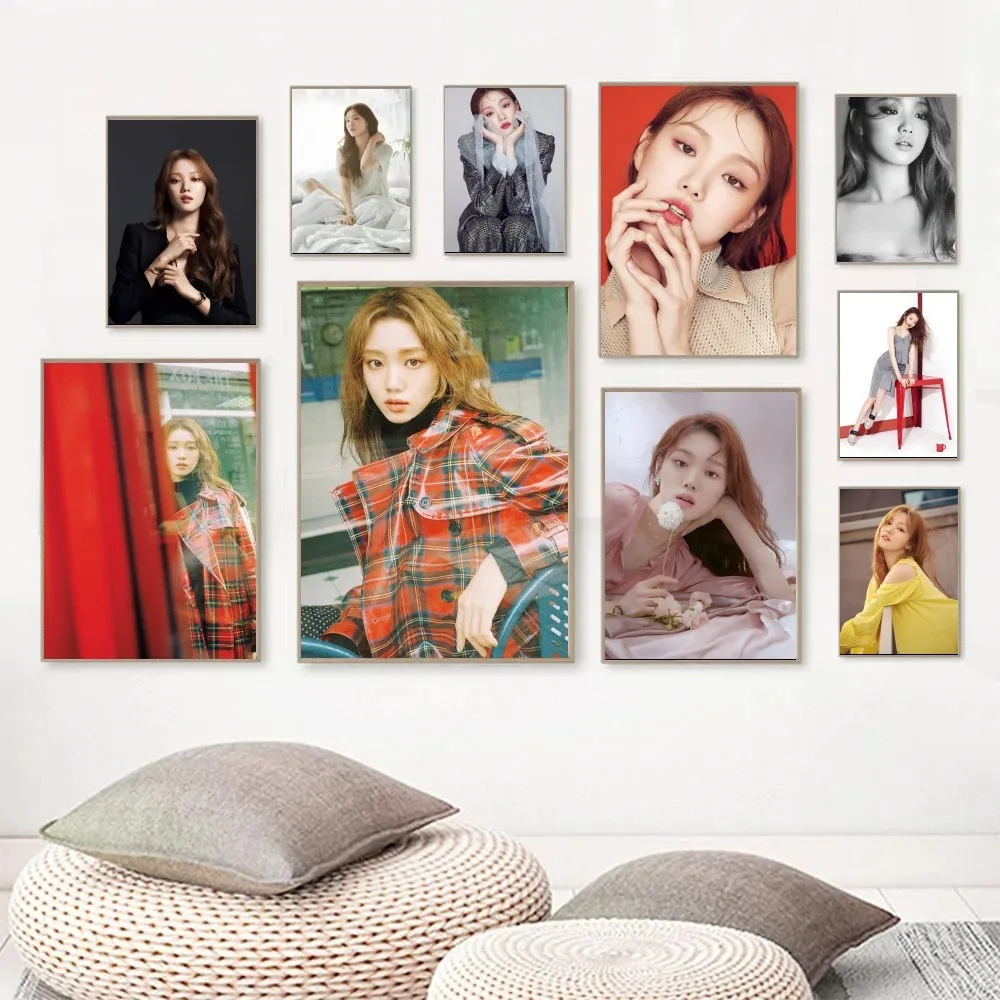 Korean Actor Lee Sung Kyung Poster Decorative Painting Bedroom Bedside Wall Sticker Living Room Entrance Mural Home Decoration