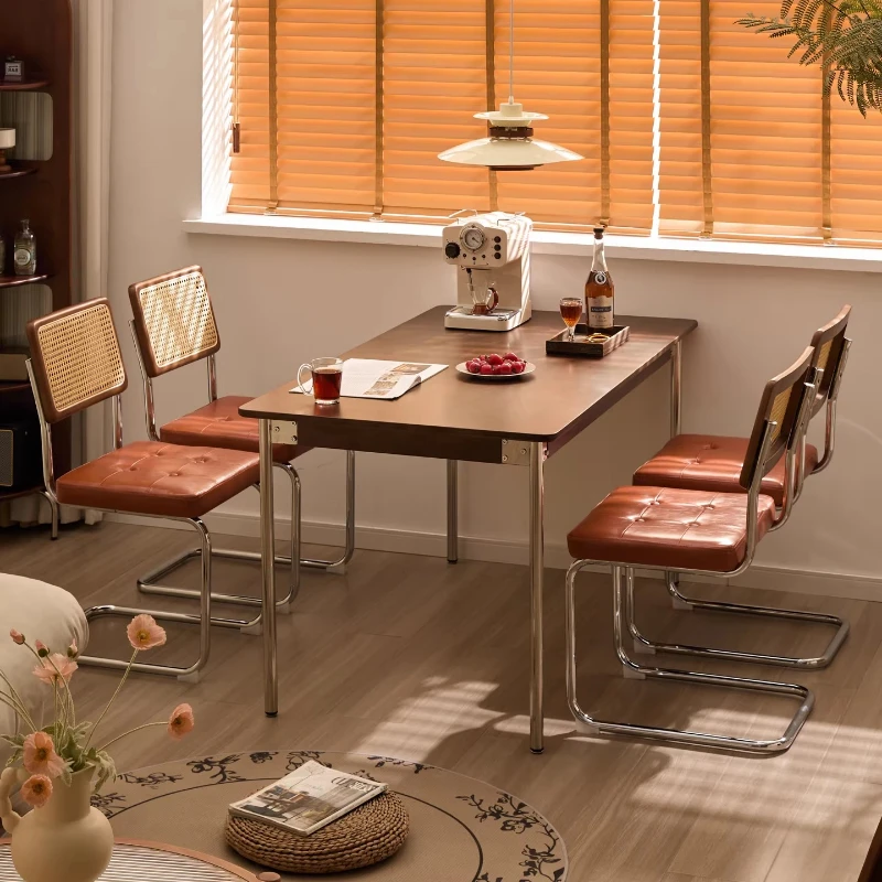Interior Restaurant Dining Tables Lounge Cheap Kitchen High Dining Tables Transformer Mesas Comedor Furnitures For Dining