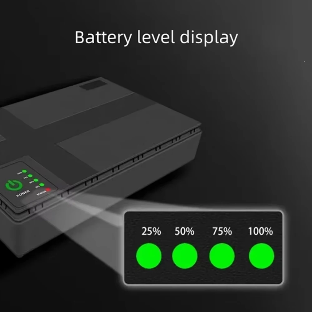 광학 고양이 모니터 백업 AC85-265V, 무정전 10400Mah DC 전원 충전기, 모바일 UPS 라우터, DC1018P, 5V9V12V