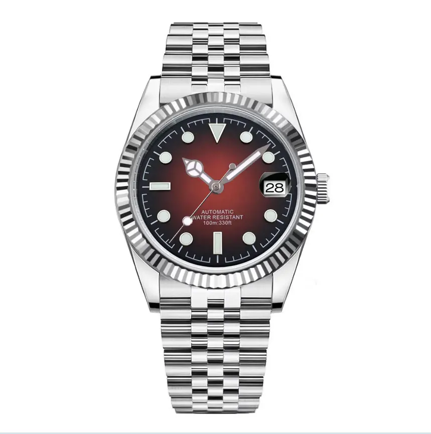 Custom Logo Watch for Men Luxury NH35A Automatic Mechanical Watches 36mm 39mm Sapphire 10ATM Waterproof Relogio Masculino