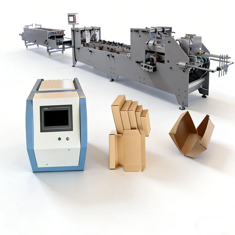 Small Electric Automatic Hot Melt Glue Pump Spraying Machine Production Line with Wood Case Packaging for Cartons