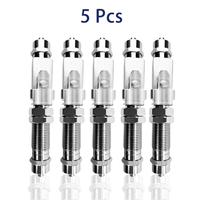 5Pcs Dental Air Water Quick Connector For Dental Ultrasonic Scaler With Anti-suckback Stainless Steel Dental Chair Parts