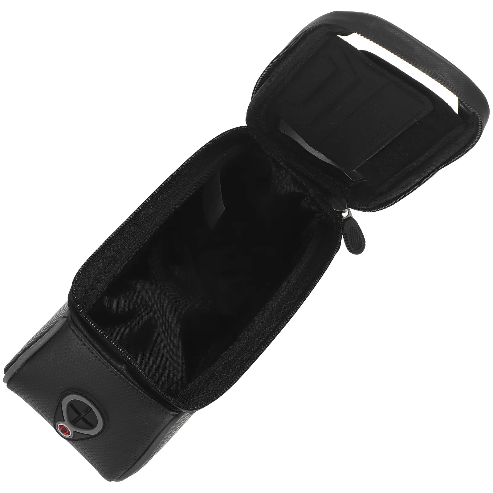 

Waterproof Bike Phone Holder Front Beam Bag with Zipper Pocket Large Capacity for Mobile Phone Keys Glasses Tools Cigarettes