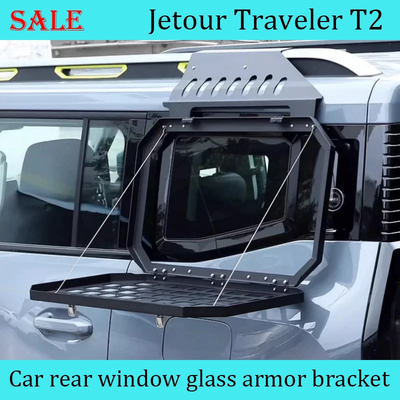 

Fit for JETOUR Traveler T2 2023-2024 Car Side Window Expansion Bracket Rear Window Glass Armor Modified Car Exterior Accessories