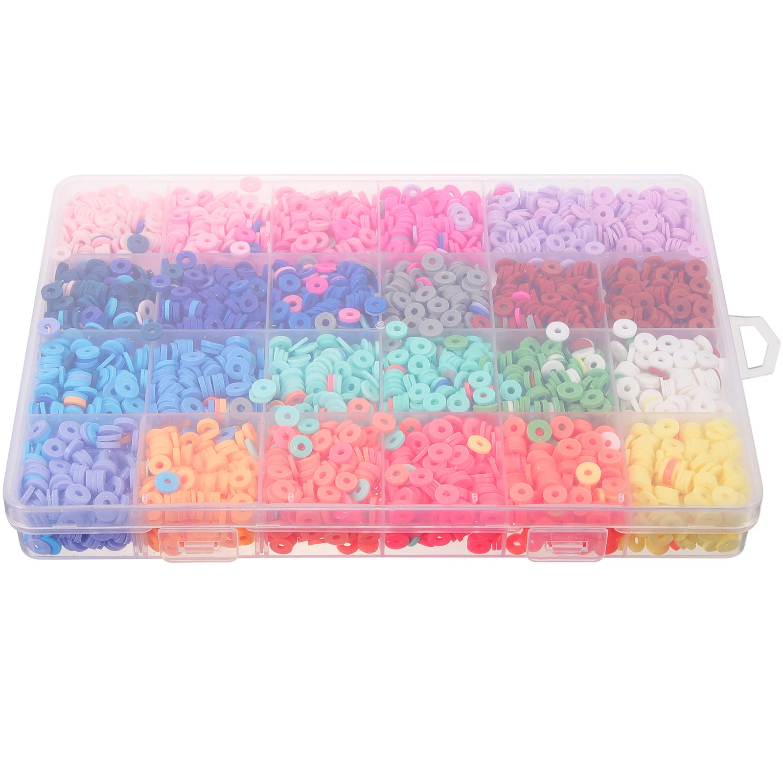

Clay Bead Kit DIY Beads Bracelet Making Supplies Jewelry Crafts Beaded Flat Polymer Jewellery Beading Pvc Loose