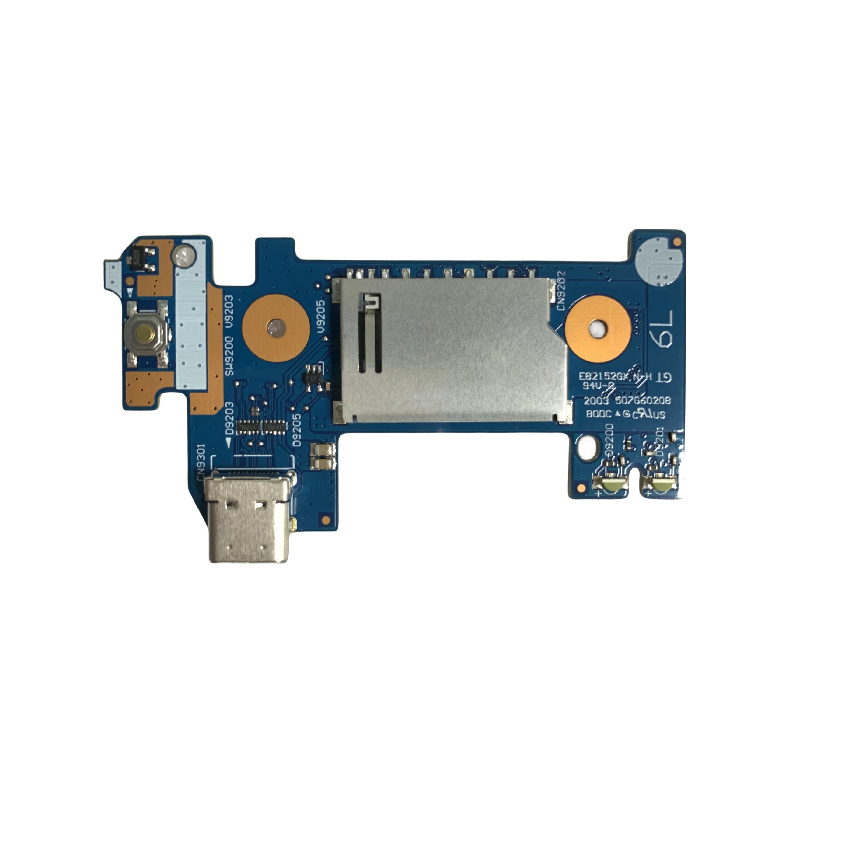 Laptop For HP HP PAVILION 14-CF 14-DF 14-DK 14S-CF 14S-CR 14-CR 14-DP TPN-I130 Type-C SD Type C Card Reader Board 6050A2979701