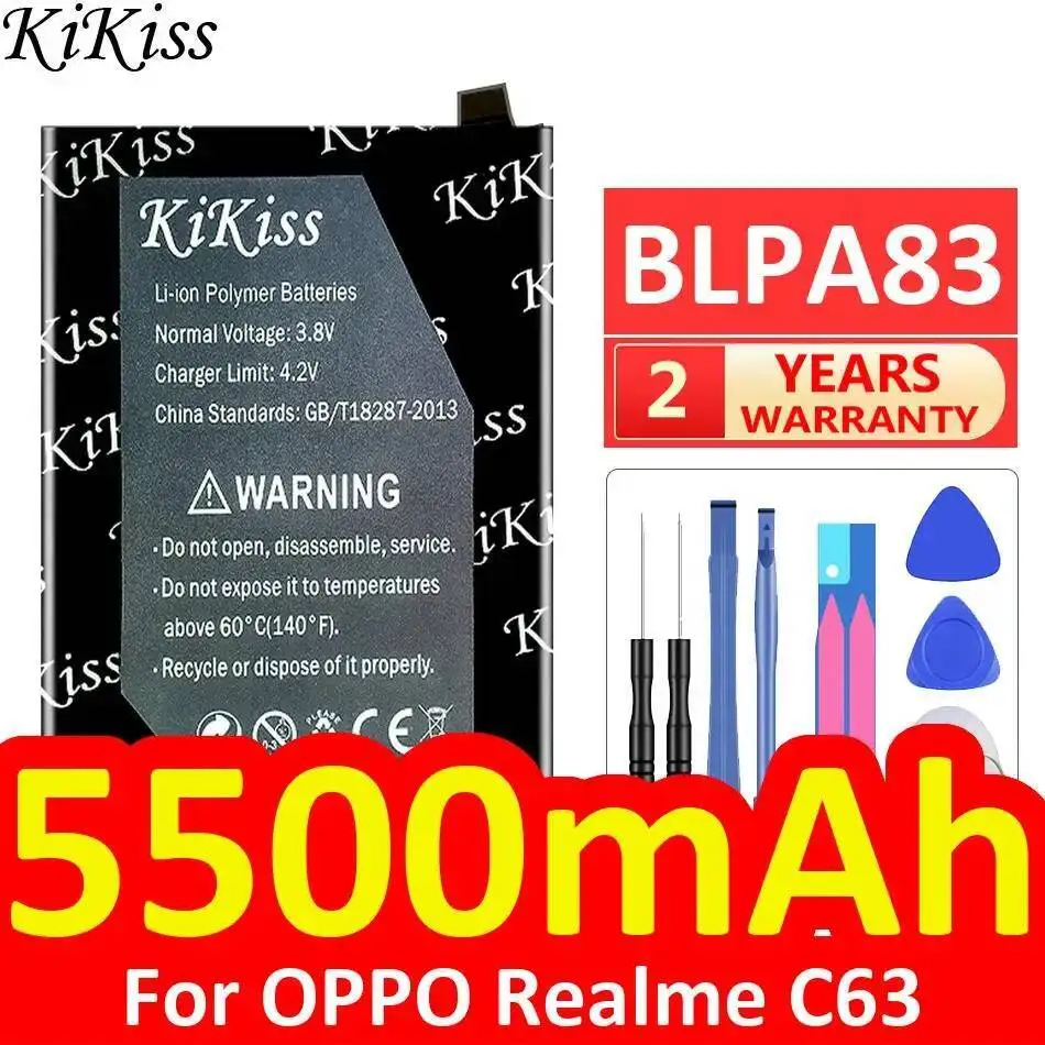 

Аккумулятор мобильного телефона высокой емкости для Oppo Realme C63 5500 мАч BLPA83