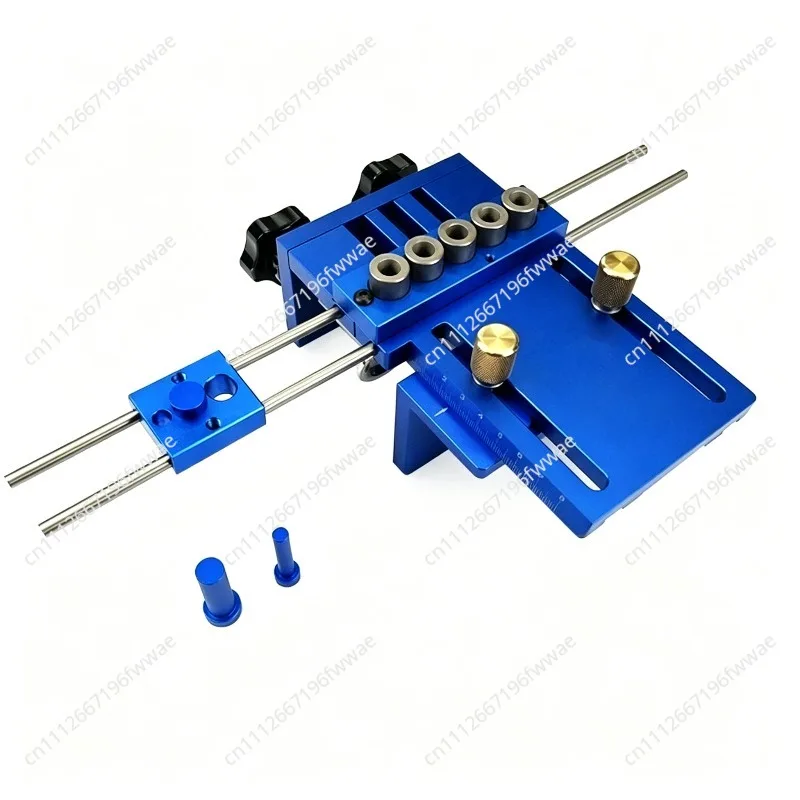 For 08400 Round wood tenon Hole Puncher, Three-in-one positioner, Woodworking hole opener, Woodworking DIY tool