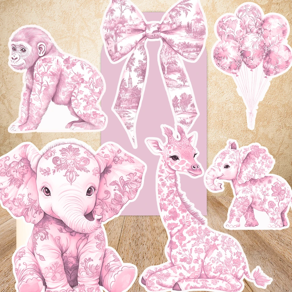 Pink Toile Safari A… - image