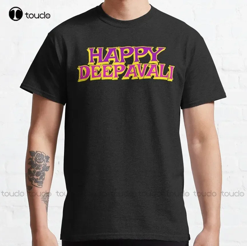 Deepavali Classic T-Shirt Brown Shirt Custom Aldult Teen Unisex Digital Printing Tee Shirts Xs-5Xl Streetwear Unisex Cartoon