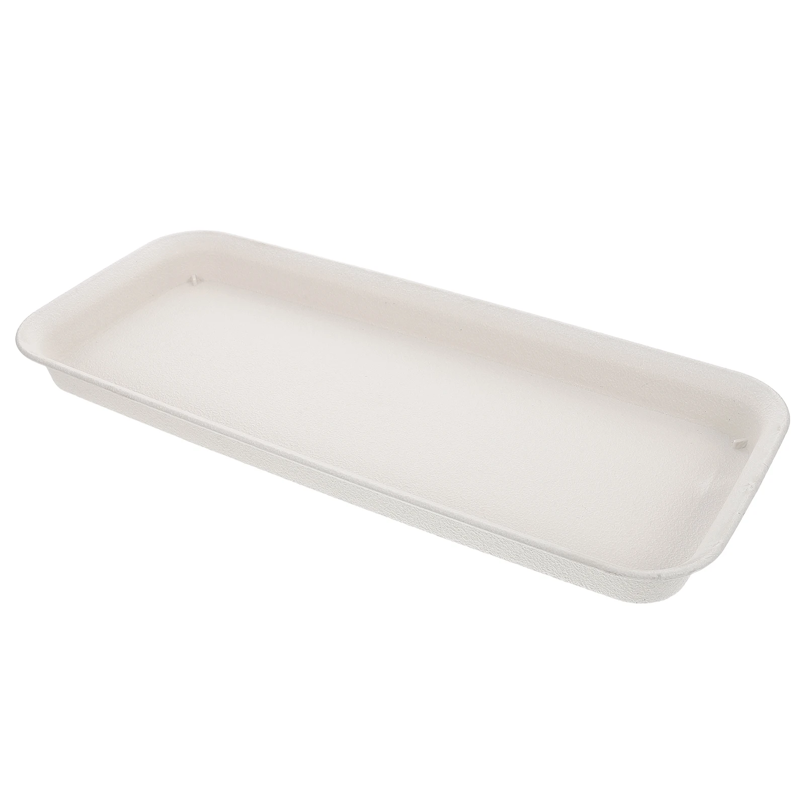 

Flower Pot Tray Rectangular Plastic Plant Trays Saucer for Indoor Potted Plants Large Capacity Durable Elongated Suitable Heavy