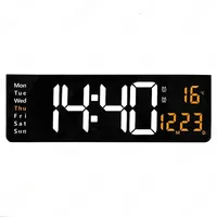 16-Inch Large Screen Function Lcdclk Nordic Digital Clock Simple Living Room LED Wall Clock 6626