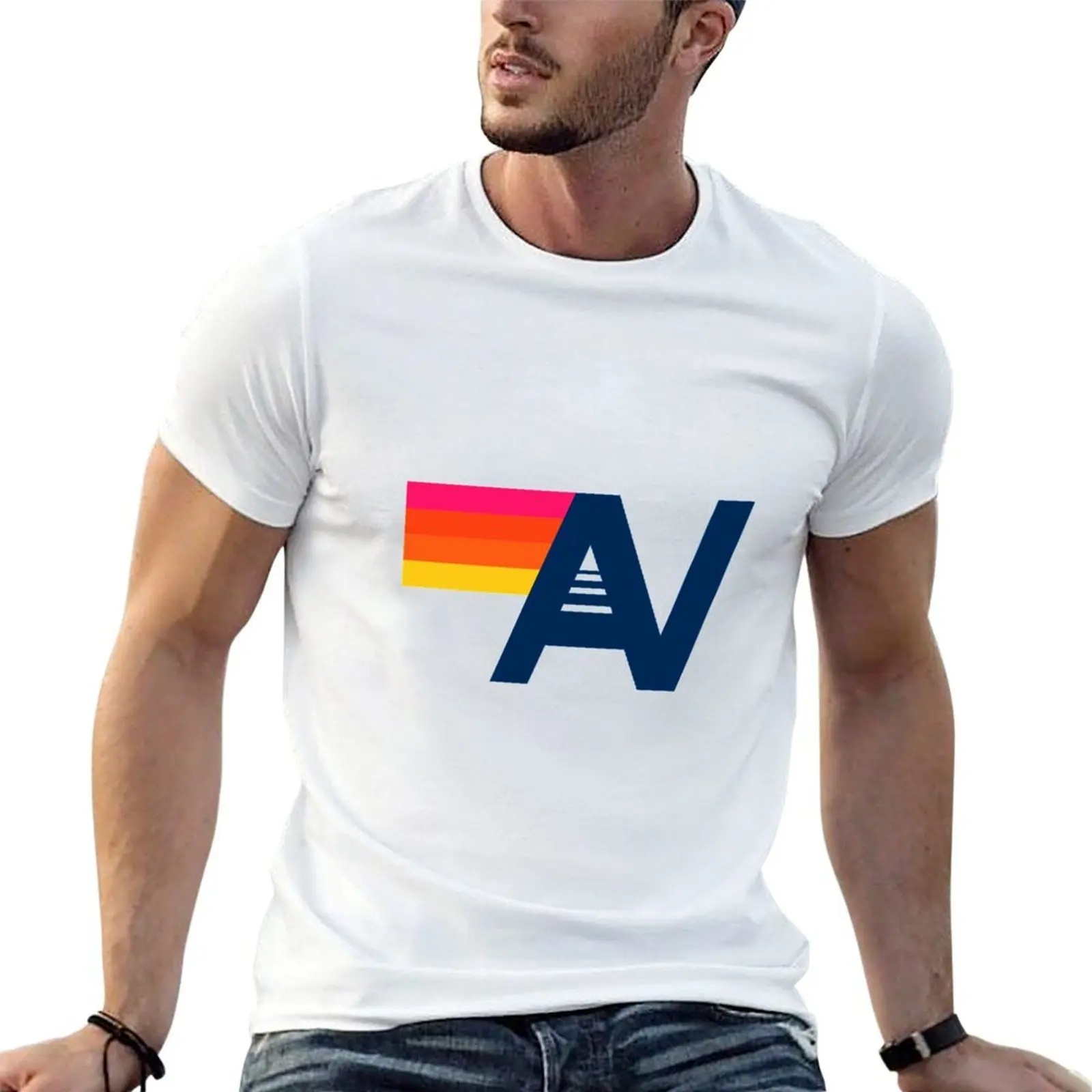 

pink AV T-Shirt t shirt for man 100 percent cotton man t shirts cotton T-Shirt