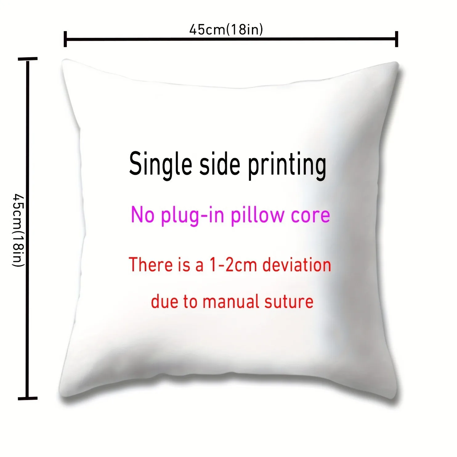 2D Flat - Set of 4 Halloween-Themed Pillow Covers Measuring 18X18 Inches,Featuring a Cute Spooky Ghost Design with Black Stripes