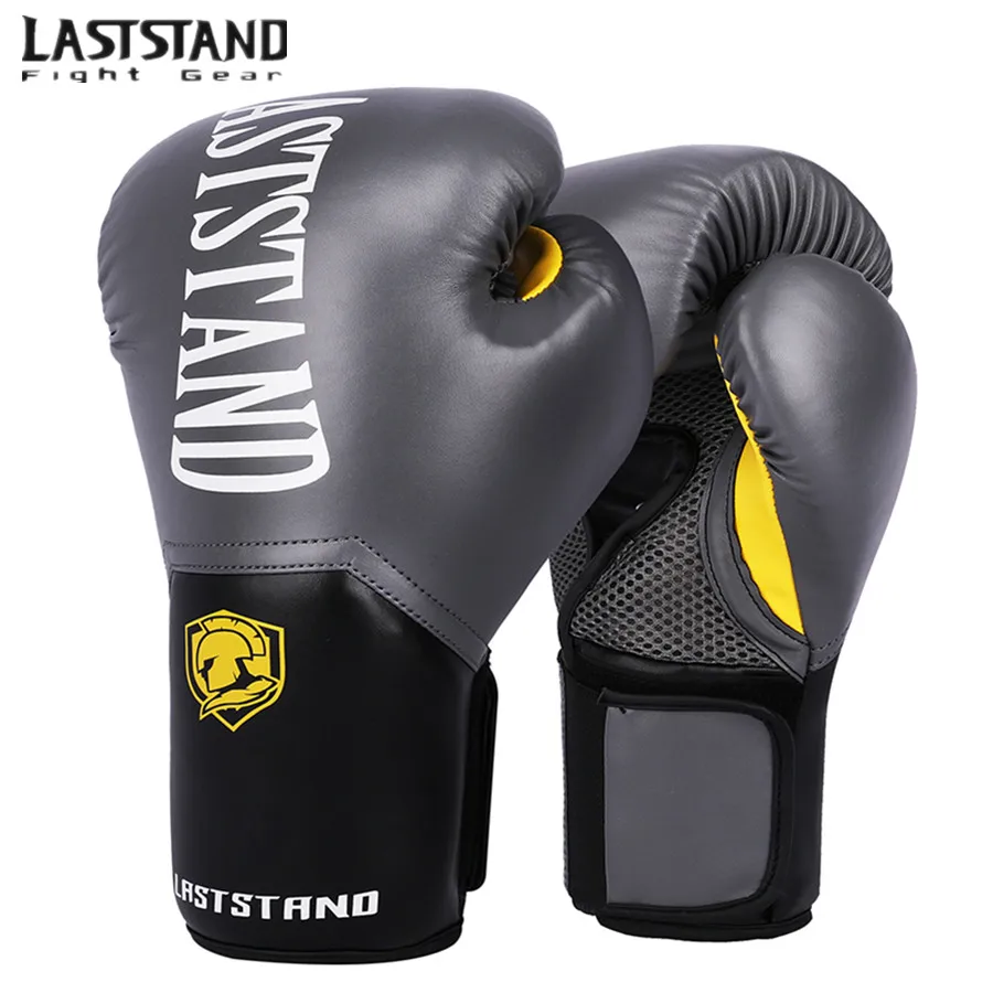 Boxing Gloves 8-14oz PU Leather Muay Thai Guantes De Boxeo Sanda Free Fight MMA Kick Boxing Training Glove For Men Women Kids