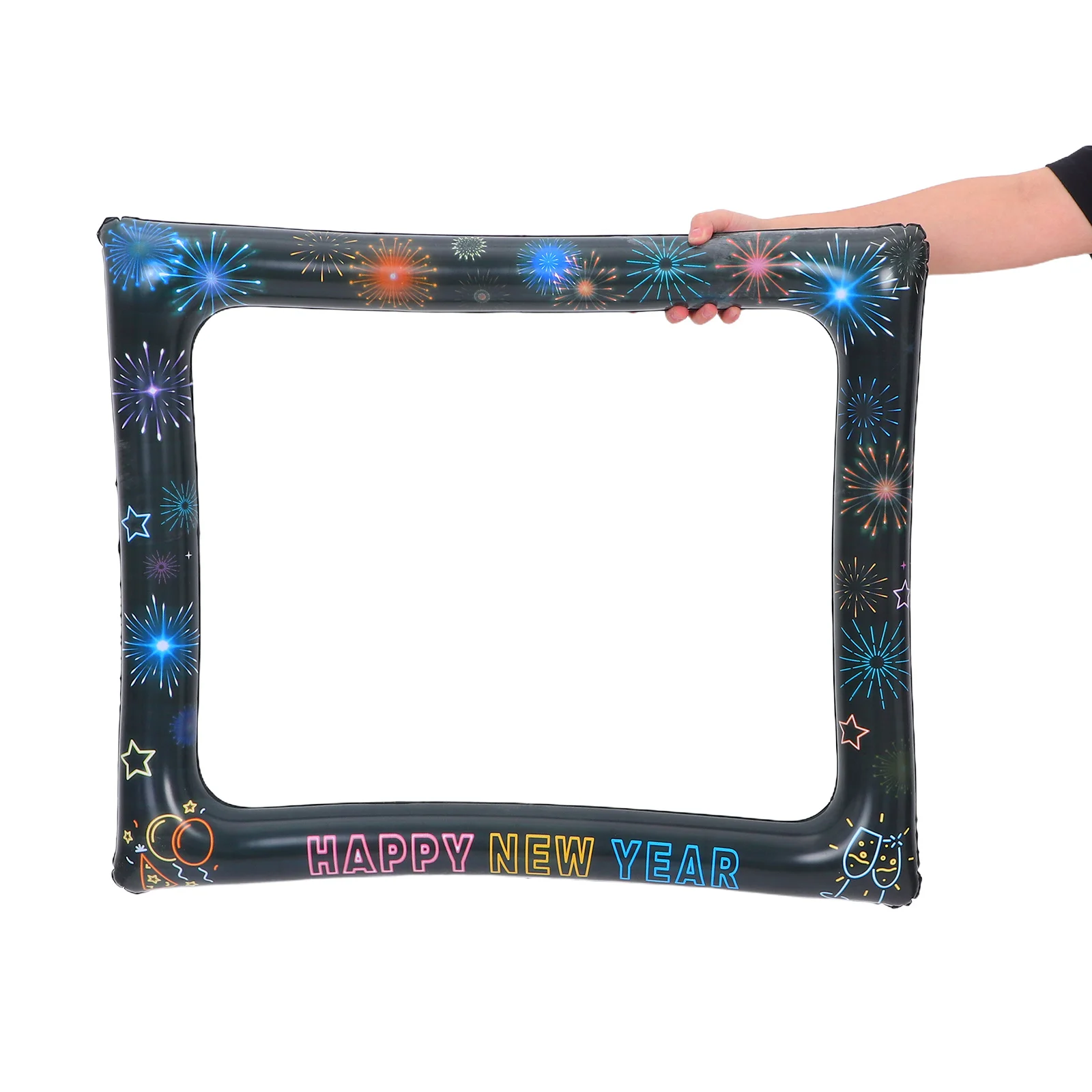 

Inflatable New Year Photo Frame Props 2026 PVC Selfie Party Decoration Spring Festival Photo Booth Accessories