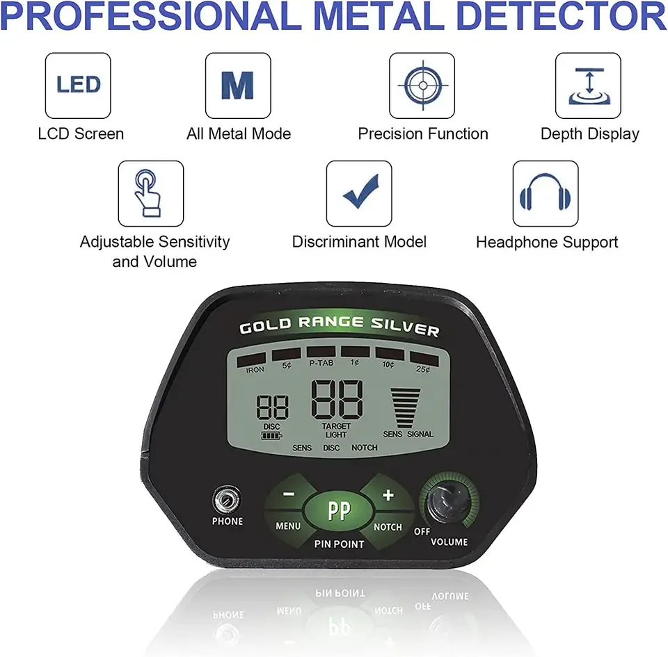 Metal Detector Machine MD-3040 Metal Gold Detector Under Ground Metal Detector