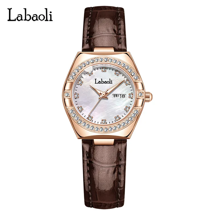 Luxury Womens Watch Brand Designer Watches Leather Band Celebrity Watch