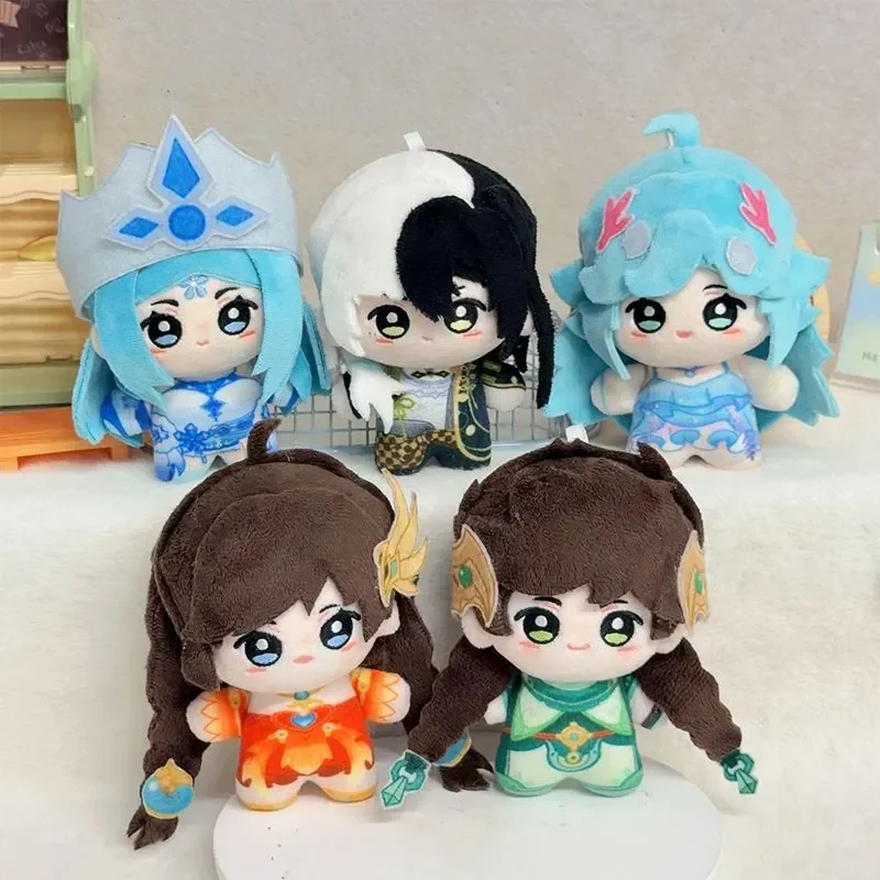 

10cm Honor Of Kings Da Qiao Gongsun Li Wang Zhaojun Sang Qi Plush Doll Cotton Doll Keychain Cute Game Peripherals Fans Gift Toy