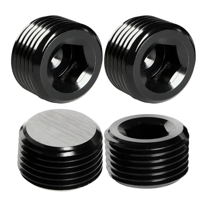 AAAC-Pipe Plug Fitting، 1/8 1/4 3/8 1/2 3/4In ذكر داخلي عرافة الموضوع المقبس وصلة أنابيب تركيب مجموعة متنوعة