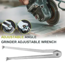 Ajustável Angle Grinder Wrench, Spanner para Angle Grinder, Alterar ou Substituir Backing Pads em Angle Grinders