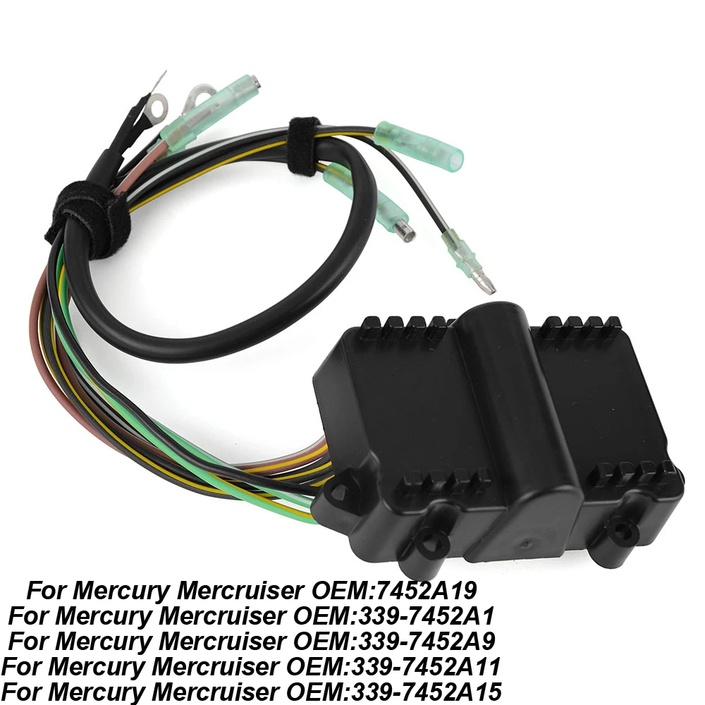 

Ignitor CDI Box Module Unit For Mercury Mercruiser 7452A19 339-7452A1 339-7452A9 339-7452A11 339-7452A15 339-7452A19 6HP 8HP