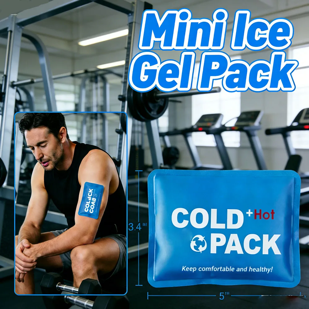 

6 шт. мини-пакетов с горячим/холодным гелем, портативные многоразовые мягкие охлаждающие компрессы для аптечки первой помощи, при болях, травмах, отеках, воспалениях, для восстановления