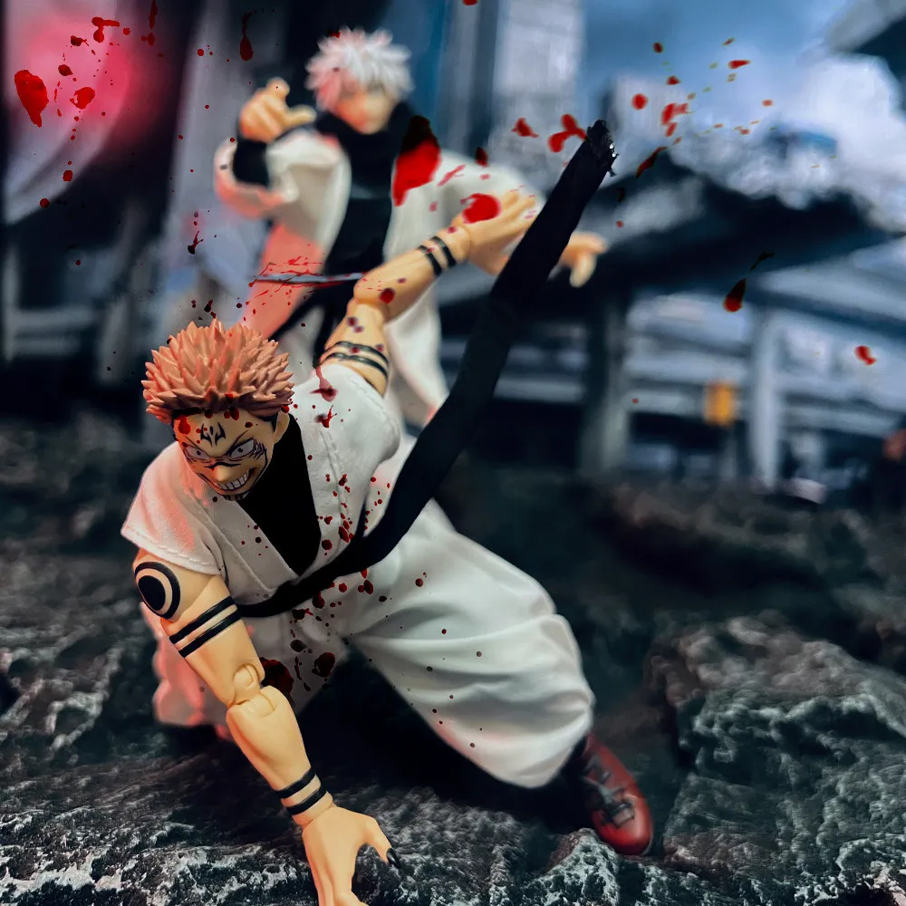 Jujutsu Kaisen Gojo Satoru Kleidungsset im Maßstab 1:12, weißer Mantel, Laternenhose mit Schal für 6-Zoll-Actionfiguren-Körpermodell – Detail 10
