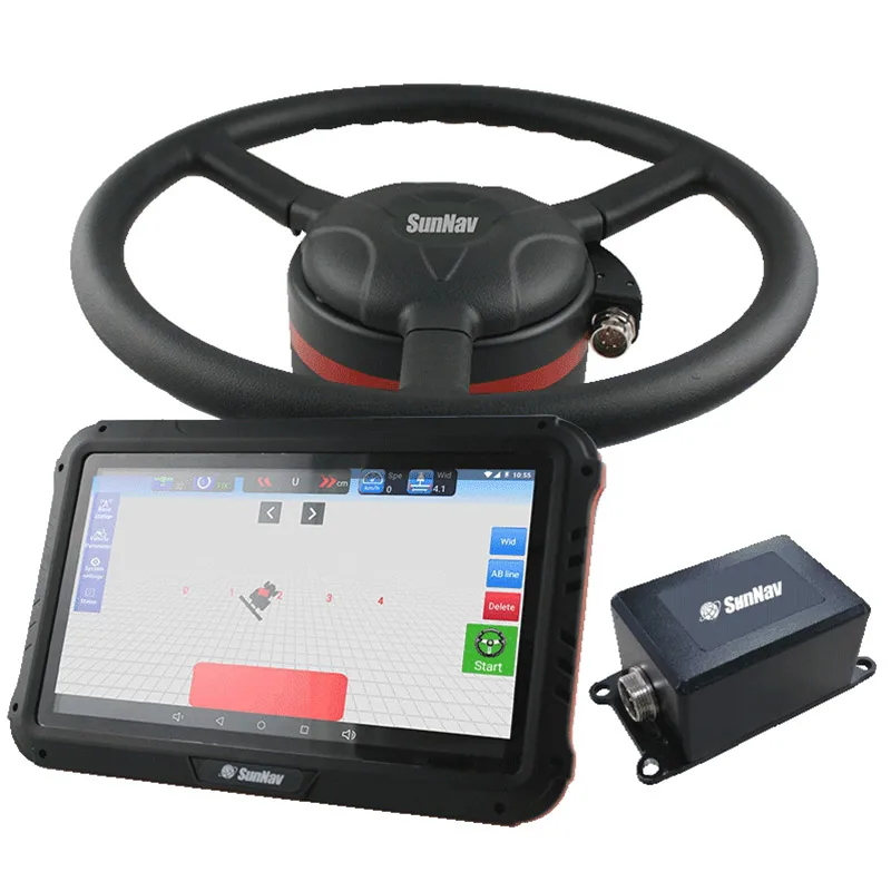 AG300 Sunnav Auto pilot system for tractor navigation Steering System Tractor Navigator  for seeding planting