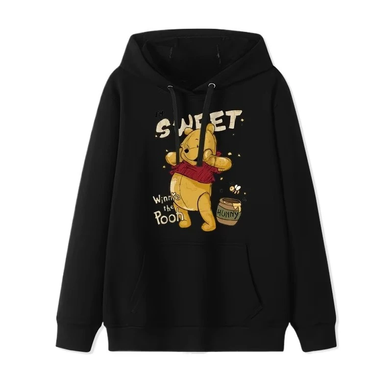 

Cartoon Winnie The Pooh Fashion Simple Sweater Women's Loose and Comfortable Hooded Versatile Couple Girlfriend Sweater Jacket