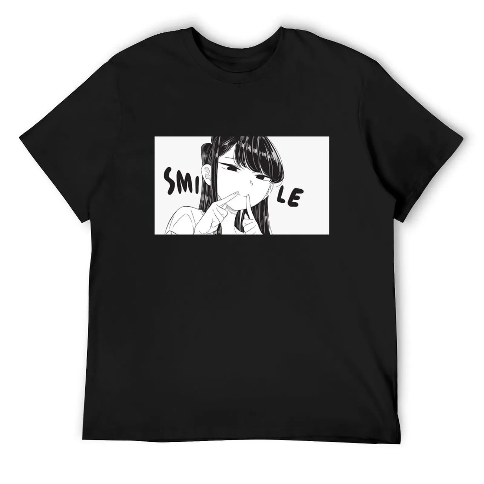 Komi-san wa Komyushou Desu T-Shirt blacks plain graphics funny t shirts for men