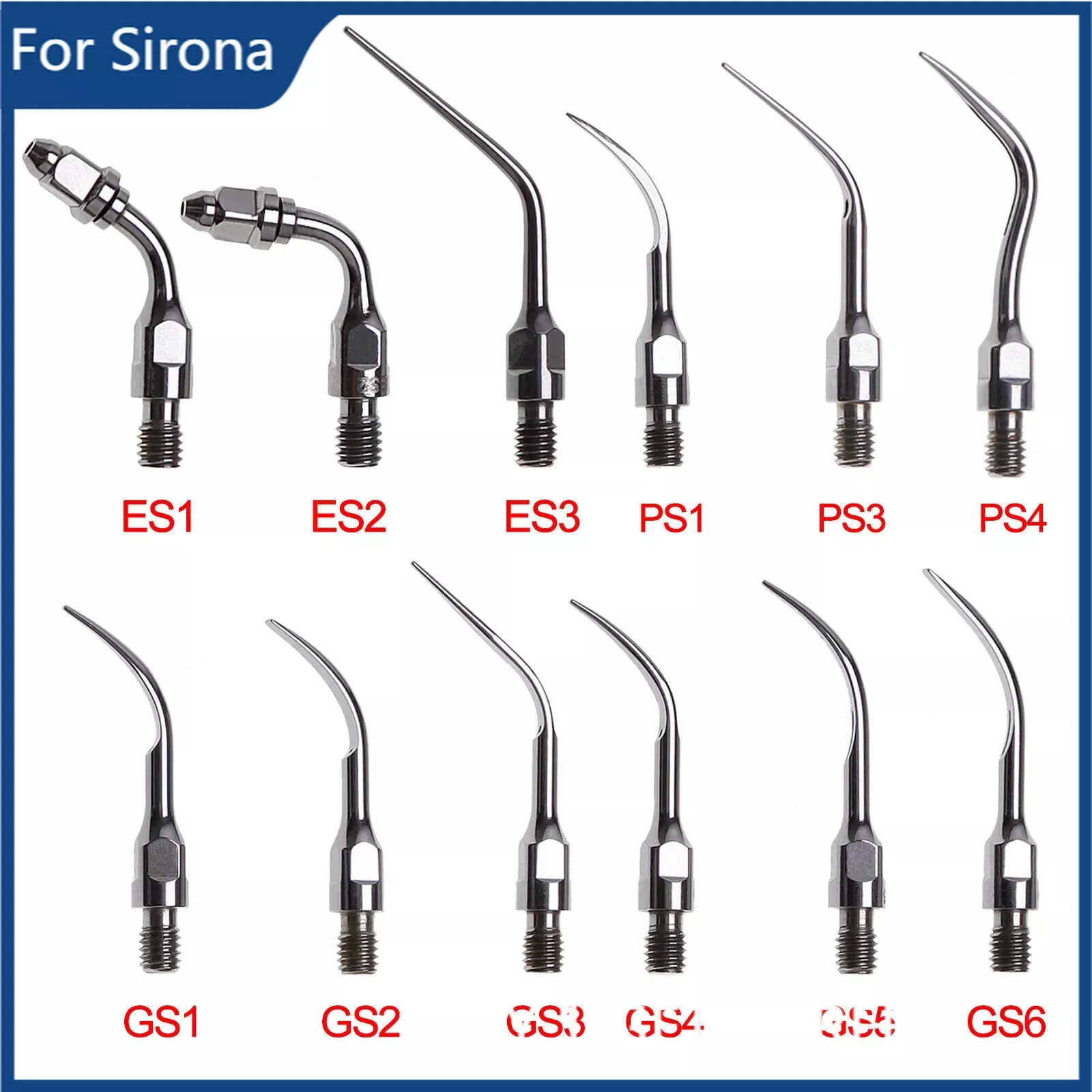 SKYSEA Dental Endo Perio G/P/E  Scaling Tips for SIRONA Ultrasonic Scaler Handpiece 15 Modes High Quality